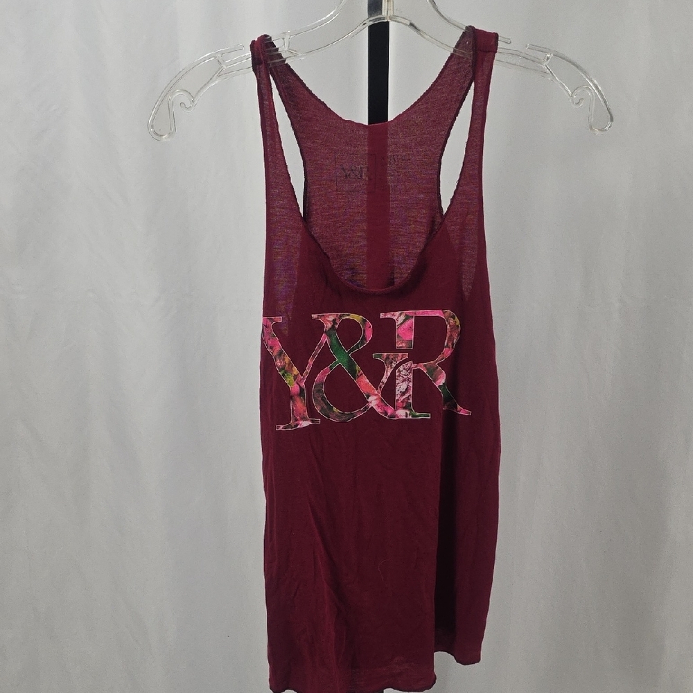 Young & Reckless Red Tank Top Racerback Casual